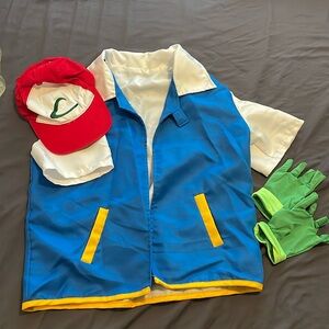 Ash Ketchum Pokemon costume cosplay outfit